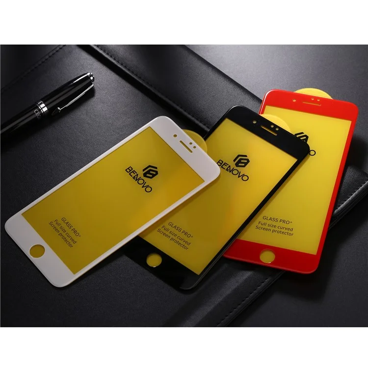BENOVO 3D Full Coverage Tempered Glass Screen Protector for iPhone 7 4.7 inch - Black