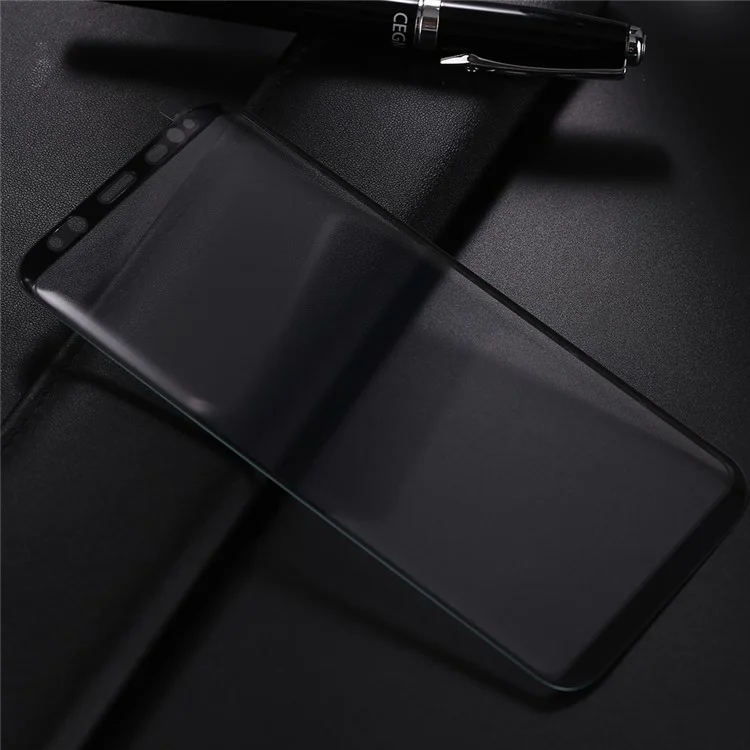 BENOVO Anti-explosion Full Coverage 9H Tempered Glass Screen Protector for Samsung Galaxy S8+ G955 - Black