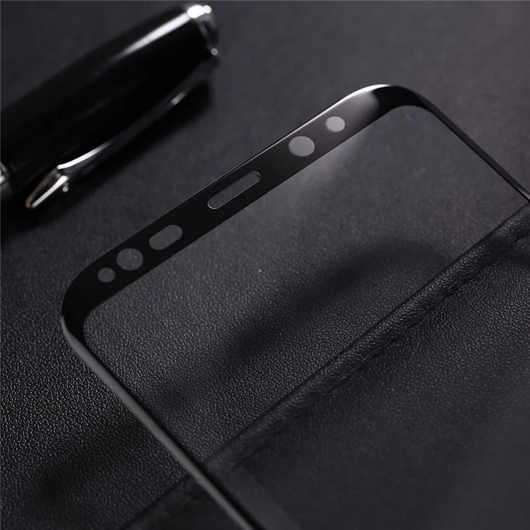 BENOVO Anti-explosion Full Coverage 9H Tempered Glass Screen Protector for Samsung Galaxy S8+ G955 - Black