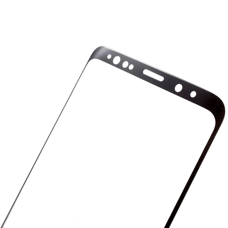 Protector De Pantalla De Cristal De Cristal Templado Completo De Rurihai 3D Para Samsung Galaxy S9 G960 - Negro