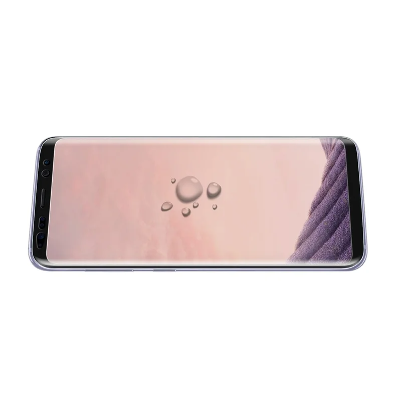 0.26mm Transparent Full Size Curved Tempered Glass Screen Film for Samsung Galaxy S9 G960