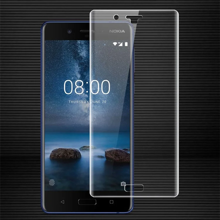IMAK Soft Clearer Hydrogel Film II Full Cover Front Screen Protector Film for Nokia 8