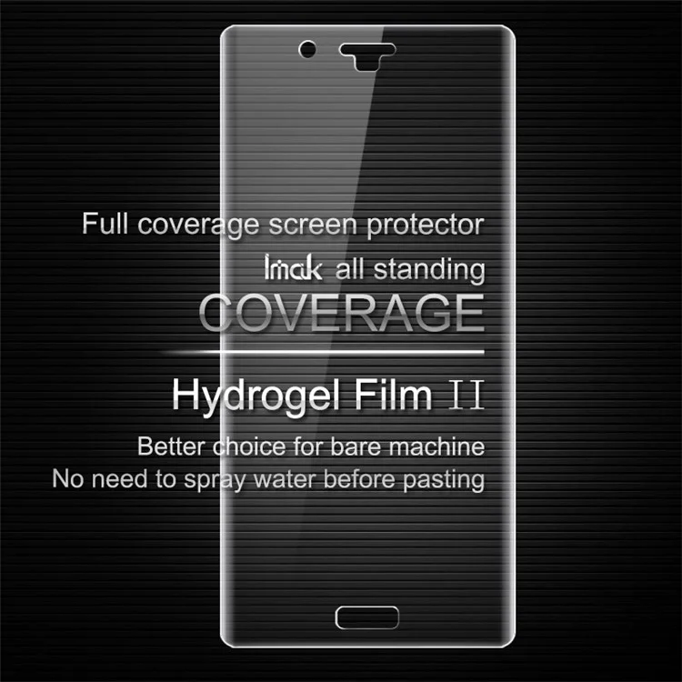 IMAK Soft Clearer Hydrogel Film II Full Cover Front Screen Protector Film for Nokia 8