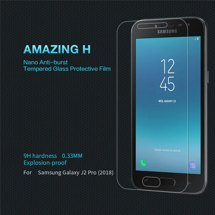 NILLKIN Amazing H for Samsung Galaxy J2 Pro 2018 Anti-Explosion Tempered Glass Screen Protector