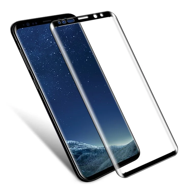 IMAK for Samsung Galaxy S9 SM-G960 3D Curved Tempered Glass Full Covering Screen Protector - Black