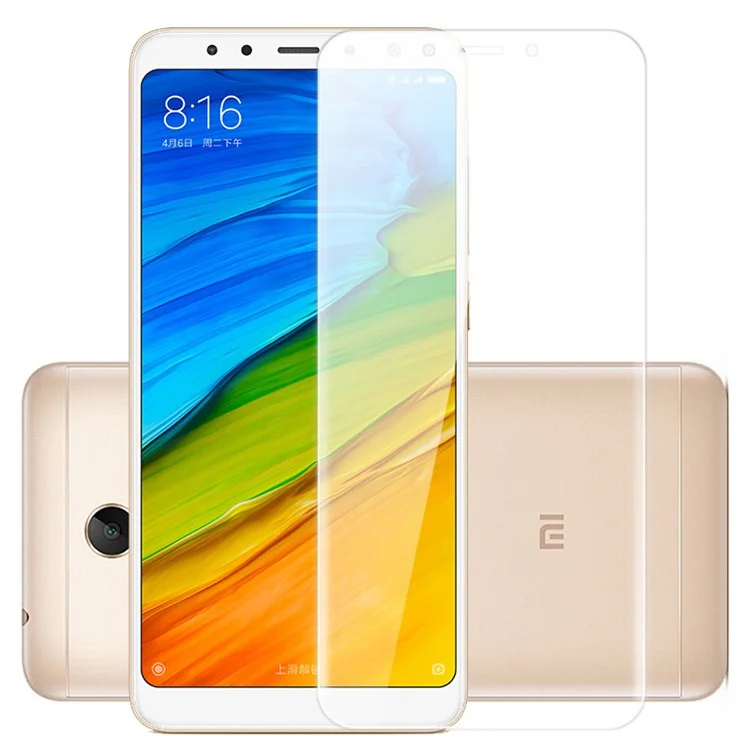 Mobile Phone Tempered Glass Screen Protector 0.3mm (Arc Edge) for Xiaomi Redmi Note 5 (12MP Rear Camera) / Redmi 5 Plus (China)