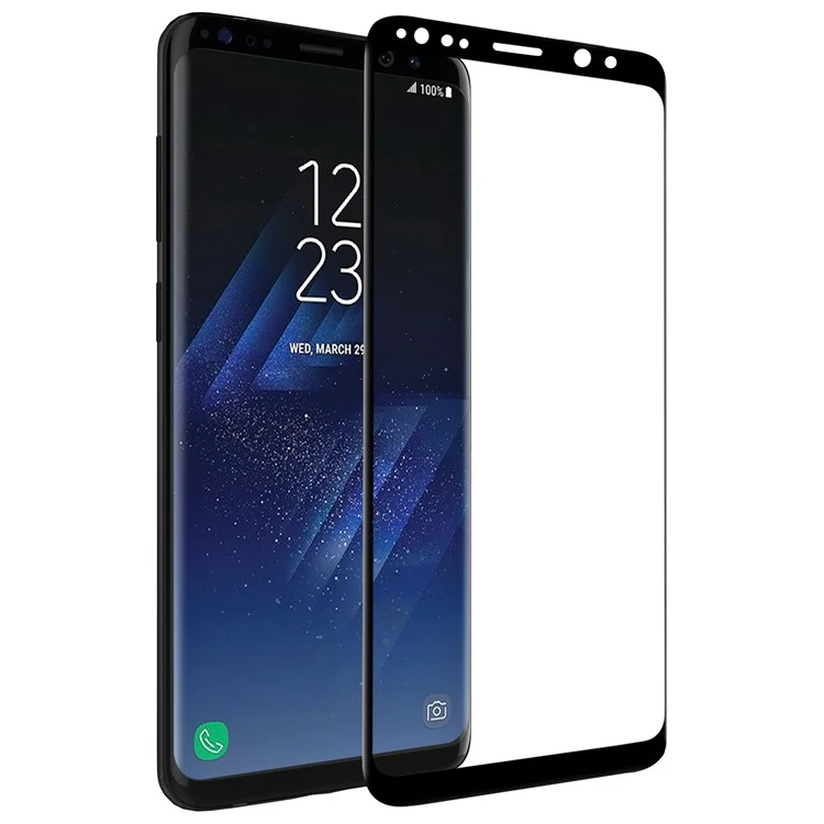 NILLKIN 3D CP+ MAX for Samsung Galaxy S9 SM-G960 Full Coverage Curved Anti-explosion Tempered Glass Film - Black