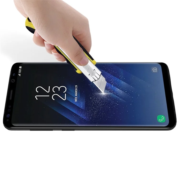 NILLKIN 3D CP+ MAX for Samsung Galaxy S9 SM-G960 Full Coverage Curved Anti-explosion Tempered Glass Film - Black