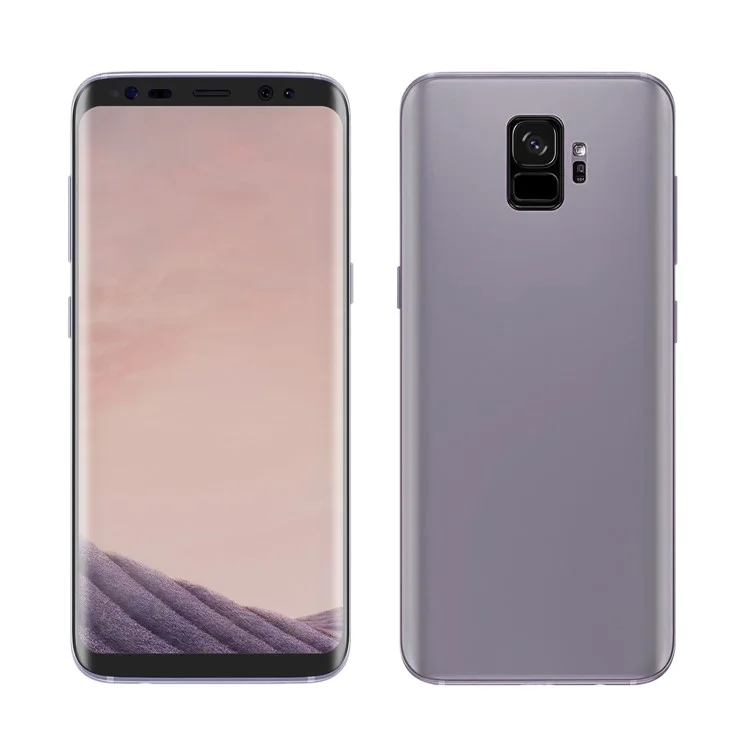 ANGIBABE 0.1mm PET Full Coverage Front Screen + Back Cover Protector Film for Samsung Galaxy S9 SM-G960 (Curved Edge) - Red