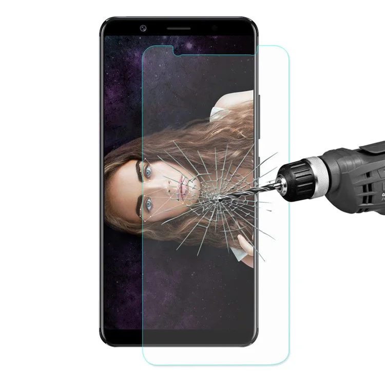 ENKAY 0.26mm 9H Tempered Glass Screen Protector 2.5D Arc Edge for Vivo X20