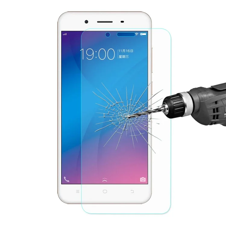 ENKAY 0.26mm 9H Tempered Glass Screen Protector Film 2.5D Arc Edge for Vivo Y66