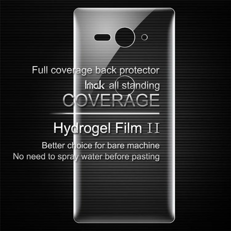 IMAK Soft Clearer Hydrogel Film II Full Cover Back Protector Film for Sony Xperia XZ2 Compact