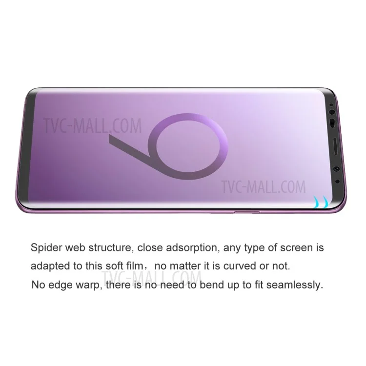HAT PRINCE 0.1mm Anti-explosion Full Coverage Screen Guard Film for Samsung Galaxy S9+ SM-G965