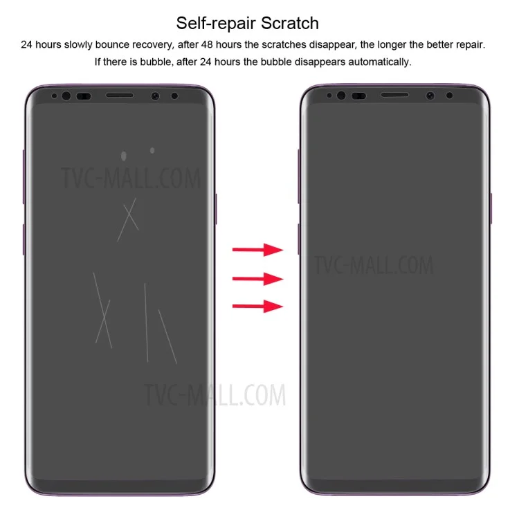 HAT PRINCE 0.1mm Anti-explosion Full Coverage Screen Guard Film for Samsung Galaxy S9+ SM-G965