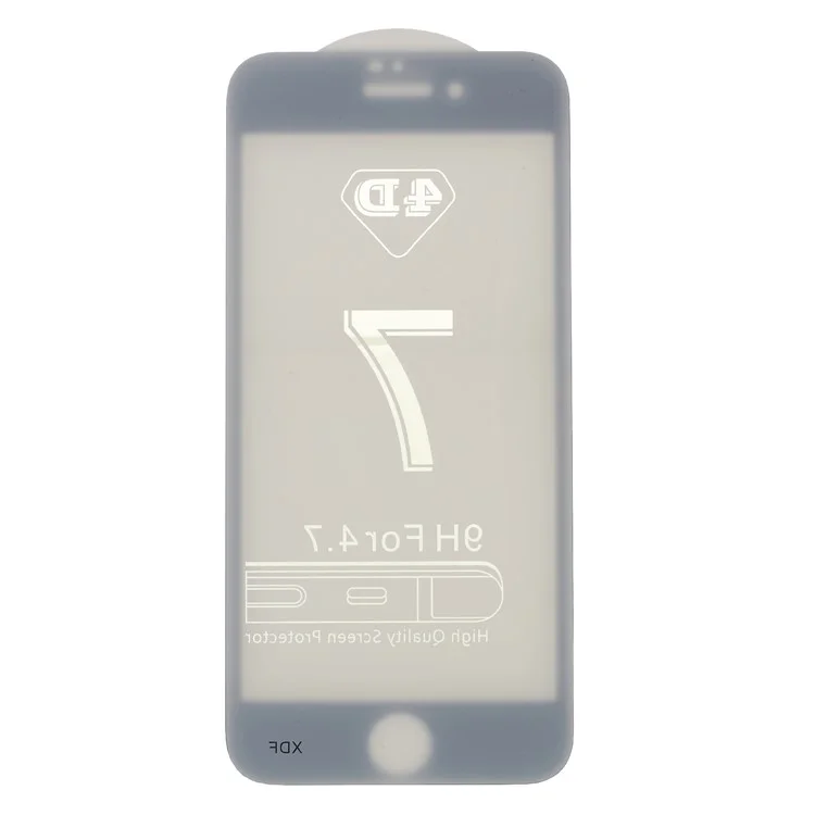 5D Curved Anti-blue-ray Tempered Glass Screen Guard Film for iPhone 8/7 4.7-inch (Full Cover) - Black