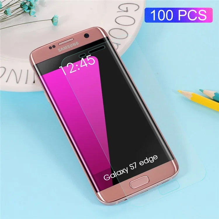 100Pcs/Set RURIHAI 3D Anti-explosion Soft PET Full Screen Protector Film for Samsung Galaxy S7 edge G935