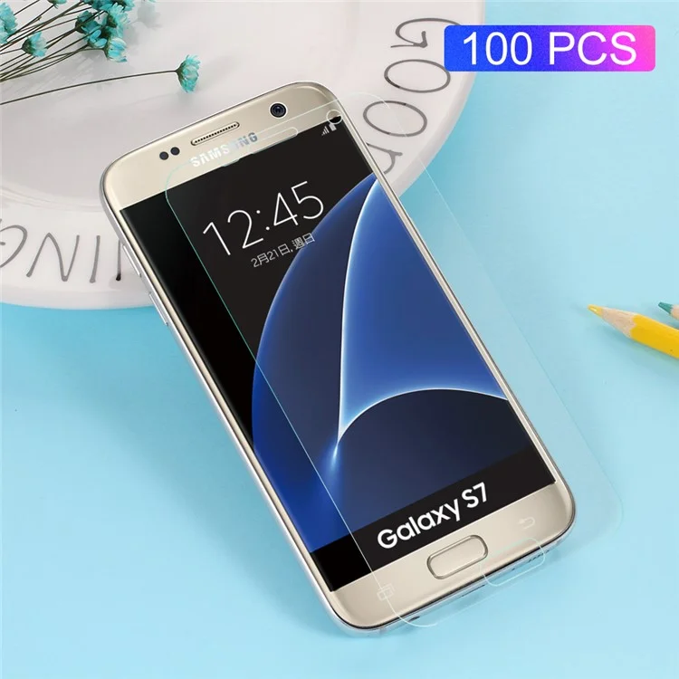 100Pcs/Set RURIHAI 3D Anti-explosion Soft PET Full Screen Protector Film for Samsung Galaxy S7 G930