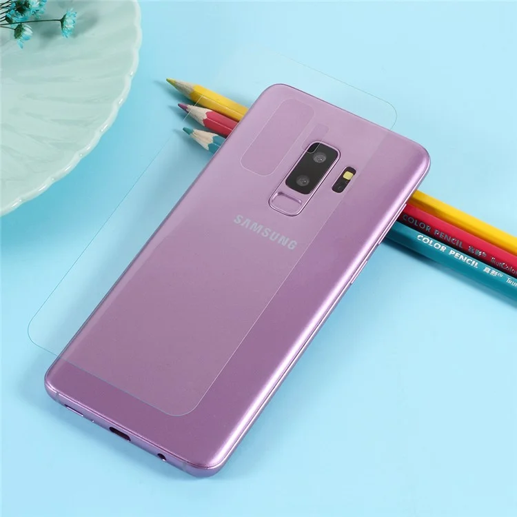 Soft PET Full Size Front Screen Protector Film + HD Clear Back Protector Film for Samsung Galaxy S9 SM-G960