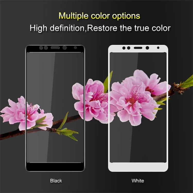 IMAK Pro+ Full Coverage Anti-explosion Tempered Glass Screen Protector for Xiaomi Redmi Note 5 (12MP Rear Camera) / Redmi 5 Plus (China) - Black