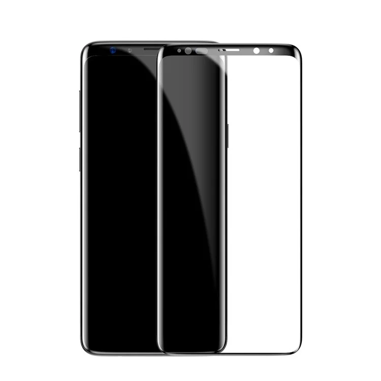 BASEUS 0.3mm Full Coverage Tempered Glass Screen Protector for Samsung Galaxy S9 Plus G965 - Black