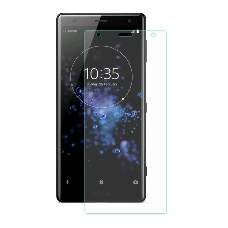 ENKAY 0.26mm 9H 2.5D Arc Edge Tempered Glass Screen Protector Film for Sony Xperia XZ2