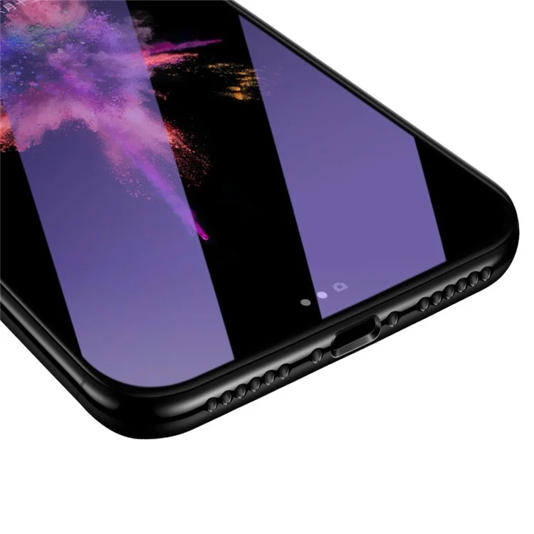 JOYROOM Knight Series 0.26mm Anti-blue-ray Anti-fingerprint Full Glue Full Coverage Tempered Glass for iPhone X(Ten) 5.8 Inch