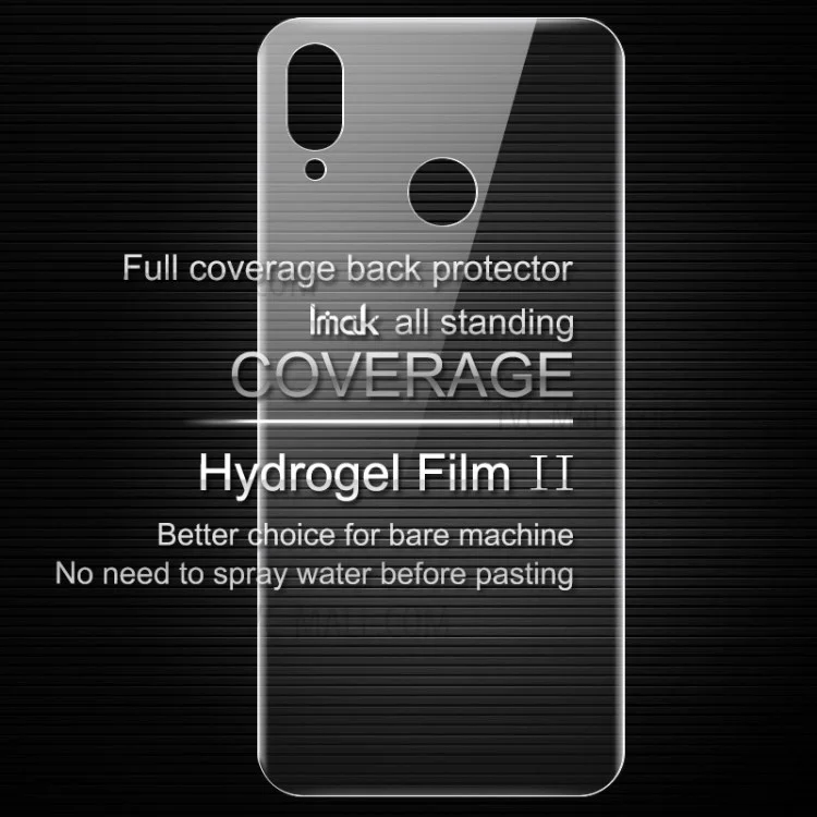 IMAK Soft Clear Hydrogel Film II Couverture Complète Protecteur de Dos Pour Huawei P20 Lite / Nova 3e