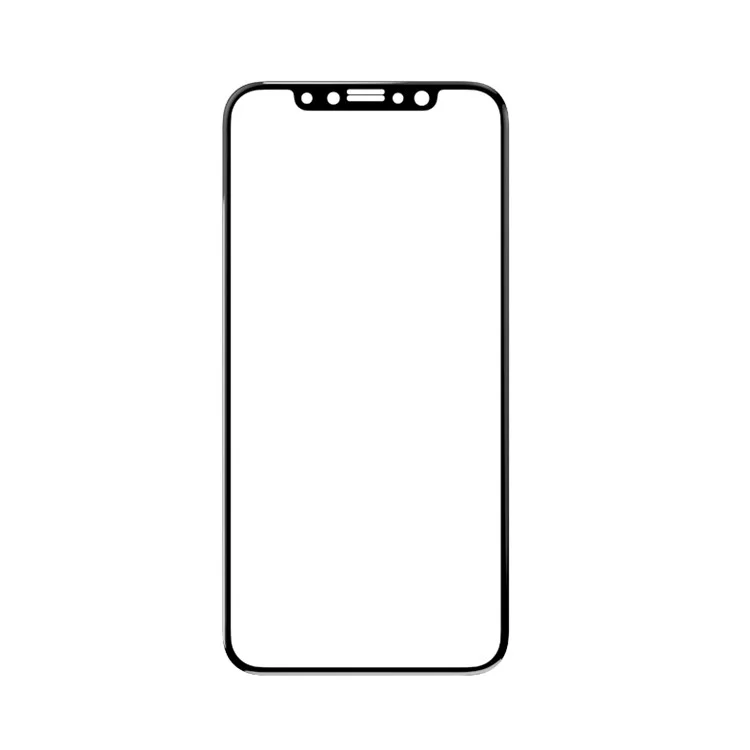 RECCI RSD-D4 3D Complete Covering Tempered Glass Screen Protector for iPhone X - Black