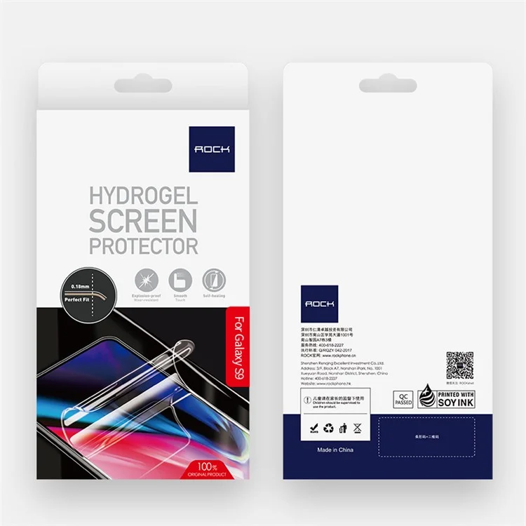 ROCK 0.18MM Soft Hydrogel Full Screen Coverage Protector Guard Film for Samsung Galaxy S9 SM-G960