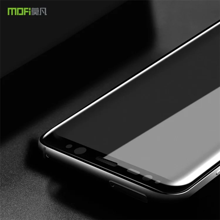 MOFI 3D Curved Complete Covering Tempered Glass Screen Protector for Samsung Galaxy S9 G960 - Black