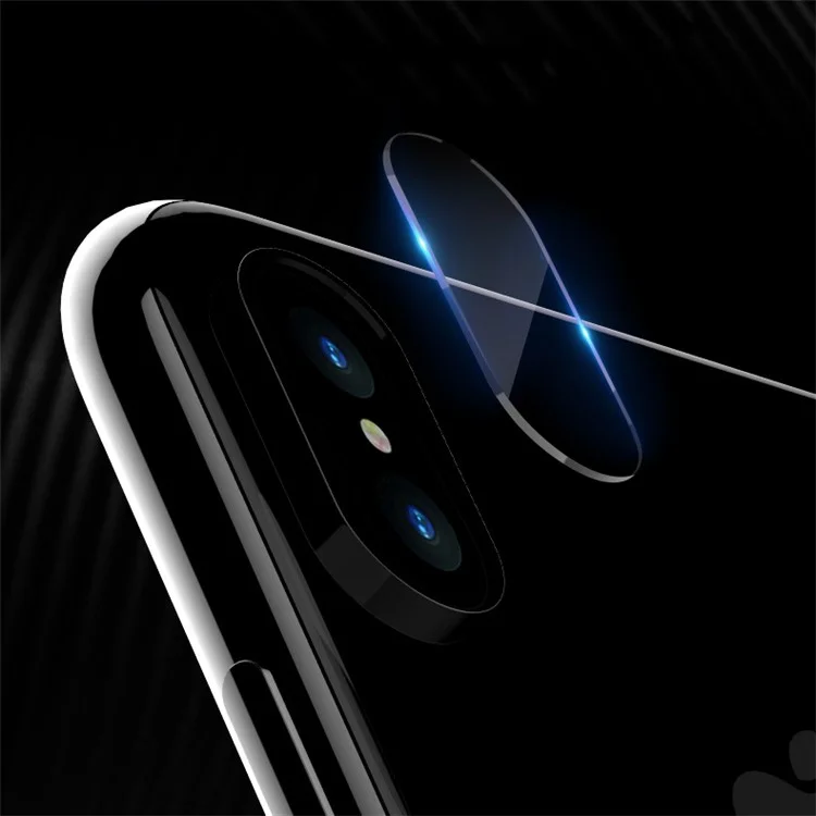2PCS ROCK 0.15mm Tempered Glass Back Camera Lens Protector for iPhone X/10