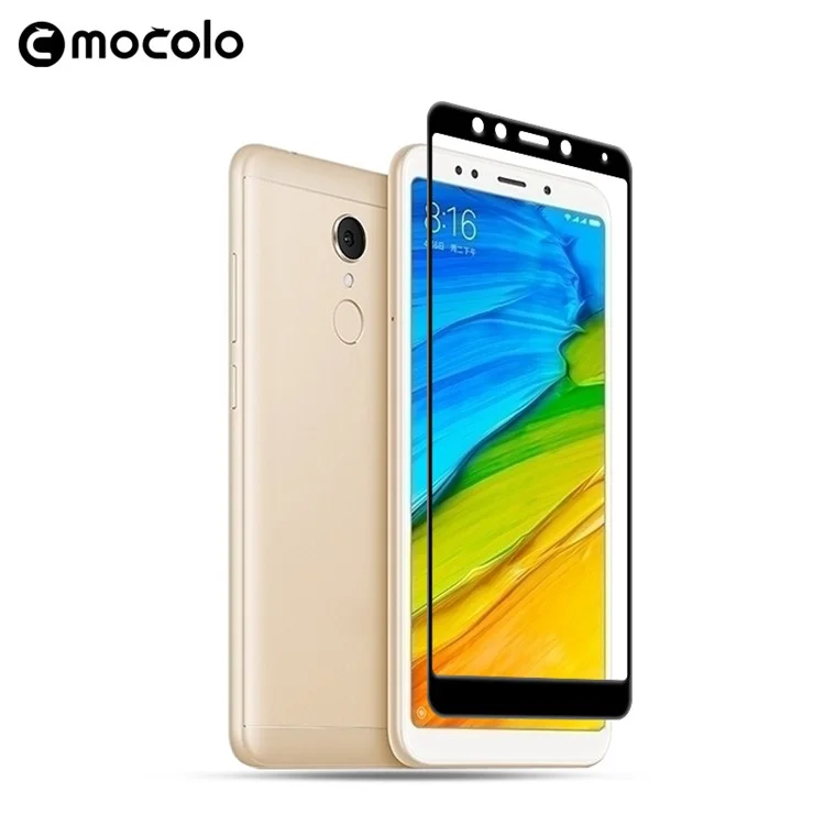 MOCOLO 5D 9H Hardness AB Glue Full Coverage Tempered Glass Screen Protector for Xiaomi Redmi 5