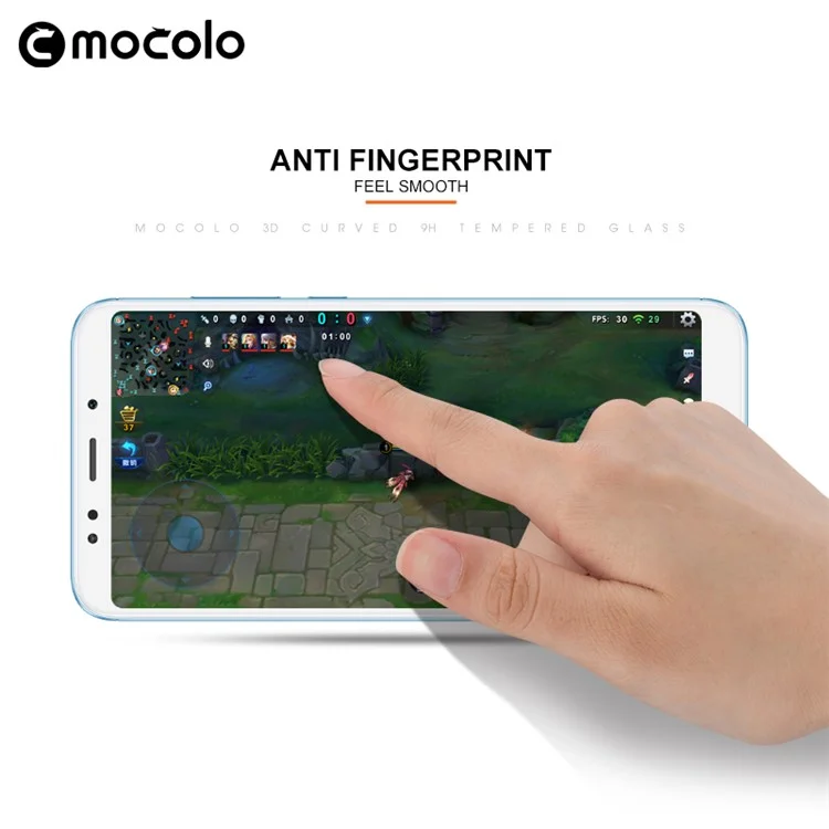 MOCOLO 5D 9H Hardness AB Glue Full Coverage Tempered Glass Screen Protector for Xiaomi Redmi 5