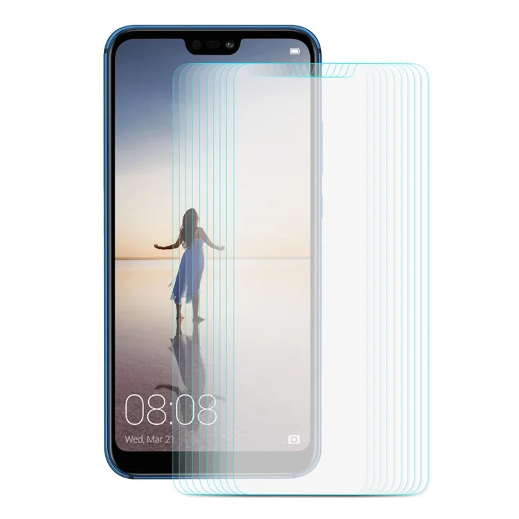 10PCS/Lot ENKAY 0.26mm 9H 2.5D Arc Edge Tempered Glass Screen Protector for Huawei P20 Lite / Nova 3e