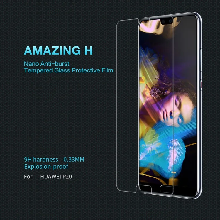 NILLKIN Amazing H for Huawei P20 9H 0.33mm Tempered Glass Screen Protector Anti-Explosion