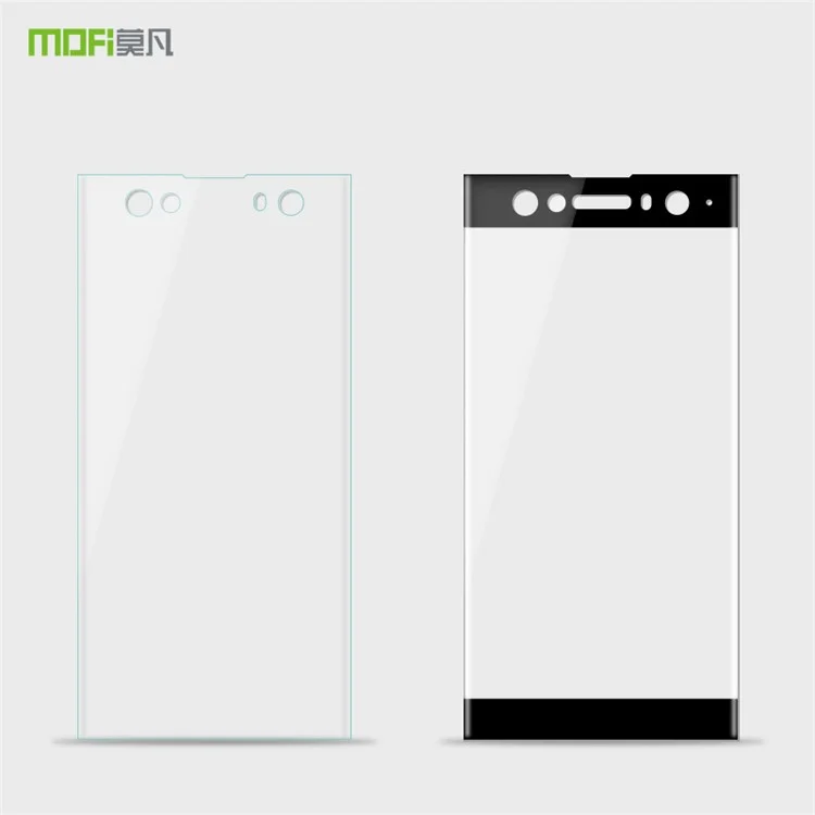 Película Protector de Pantalla de Cobertura Completa de Vidrio Con Temperatura Curva Mofi 3D Para Sony Xperia XA2 Ultra - Transparente