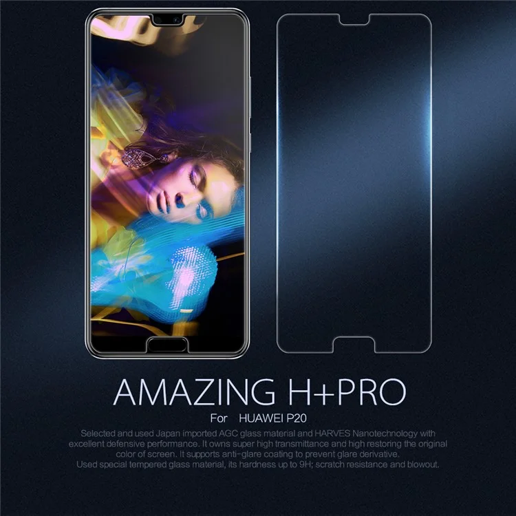 NILLKIN Amazing H+PRO for Huawei P20 Tempered Glass Screen Protector Nanometer Anti-Explosion