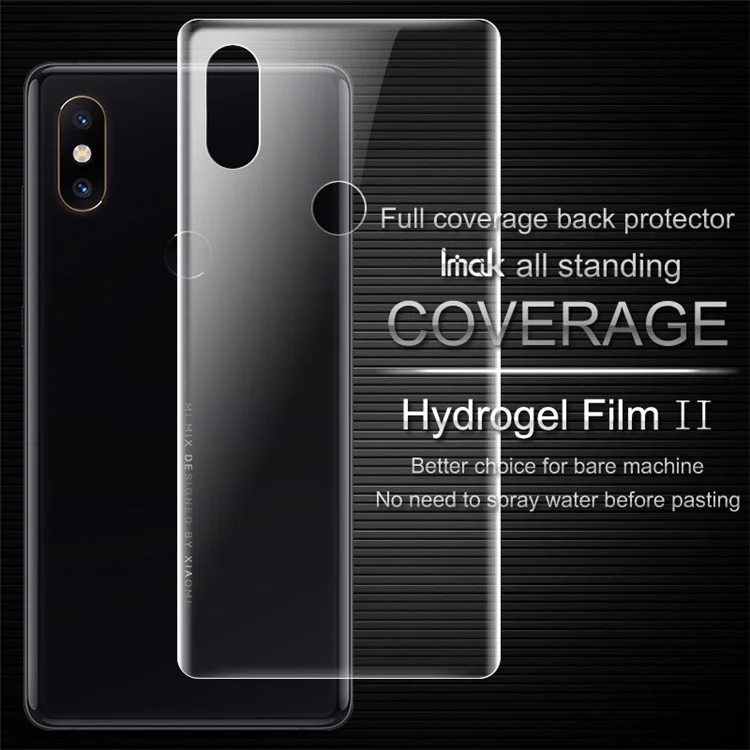 IMAK Soft Clearer Hydrogel Film II Full Cover Back Protector Film for Xiaomi Mi Mix 2s