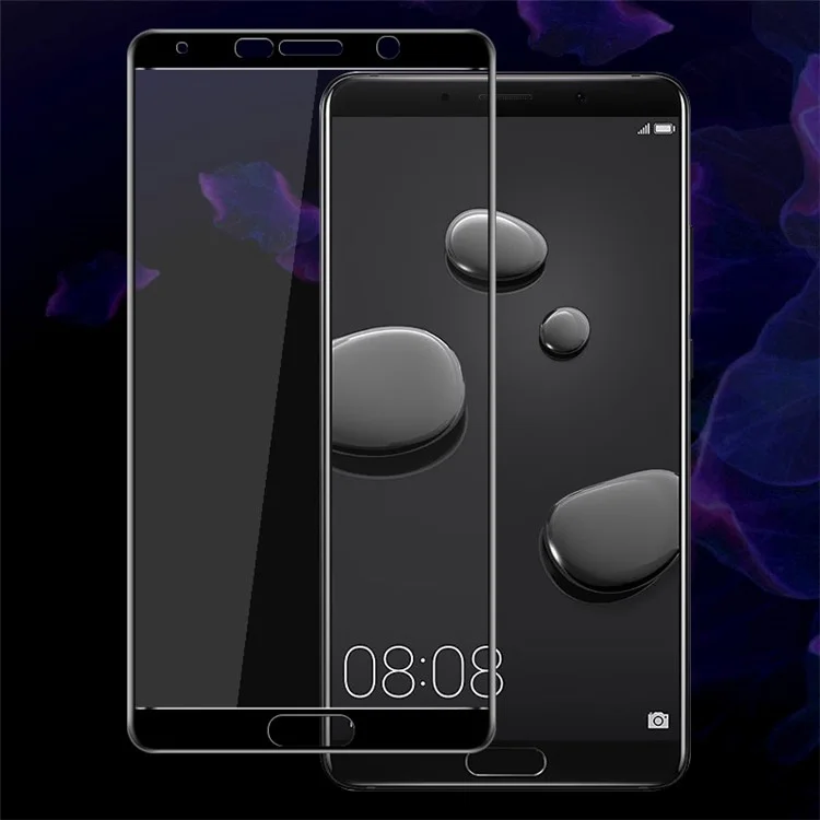 IMAK Pro+ Full Coverage Tempered Glass Screen Protector Film for Huawei Mate 10 - Black