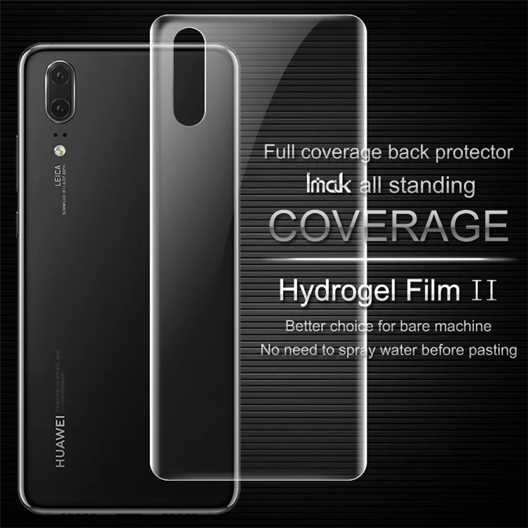 IMAK for Huawei P20 Soft Clearer Hydrogel Film II Full Cover Back Protector Film