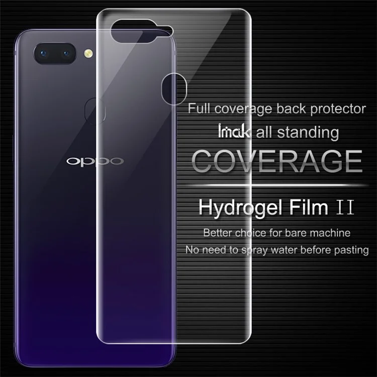 IMAK Soft Clearer Hydrogel Film II Full Cover Back Protector Guard Film for Oppo R15