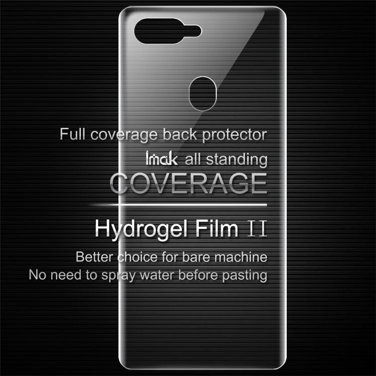 IMAK Soft Clearer Hydrogel Film II Full Cover Back Protector Guard Film for Oppo R15