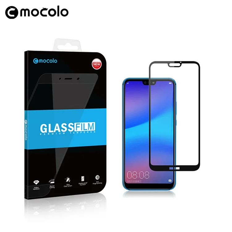 MOCOLO Curved Full Size Tempered Glass Screen Protector for Huawei P20 Lite / Nova 3e (China)
