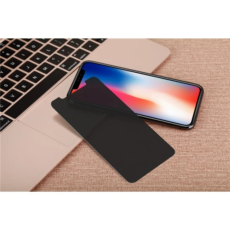 MOMAX 0.3mm 2.5D Full Covered Anti-peep Tempered Glass Screen Protector for iPhone X