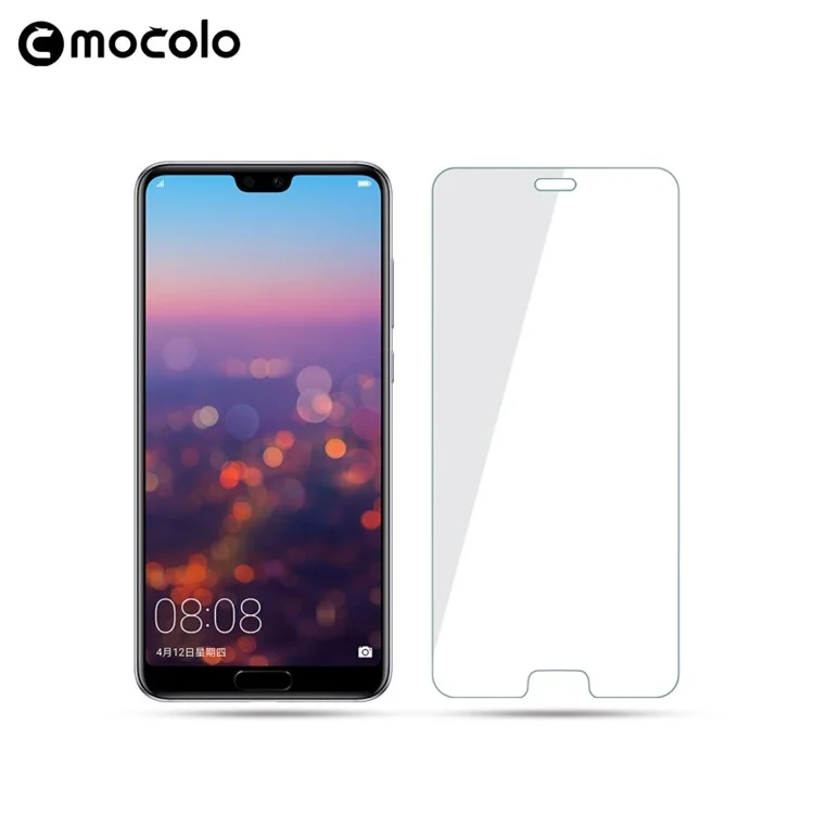 MOCOLO Curved Full Cover Tempered Glass Screen Protector for Huawei P20 Pro - Transparent