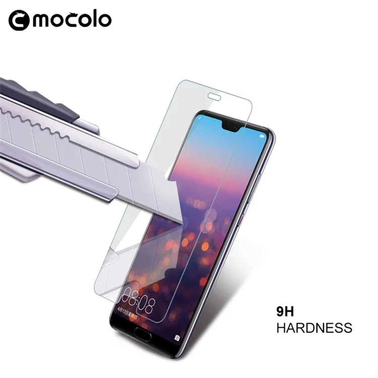 MOCOLO Curved Full Cover Tempered Glass Screen Protector for Huawei P20 Pro - Transparent