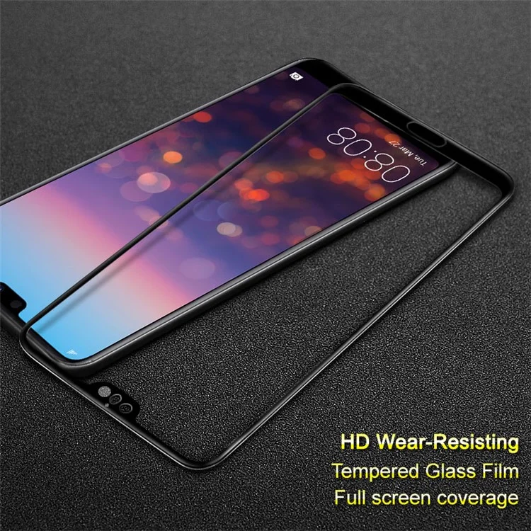 IMAK Full Size Tempered Glass Screen Protector Guard for Huawei P20