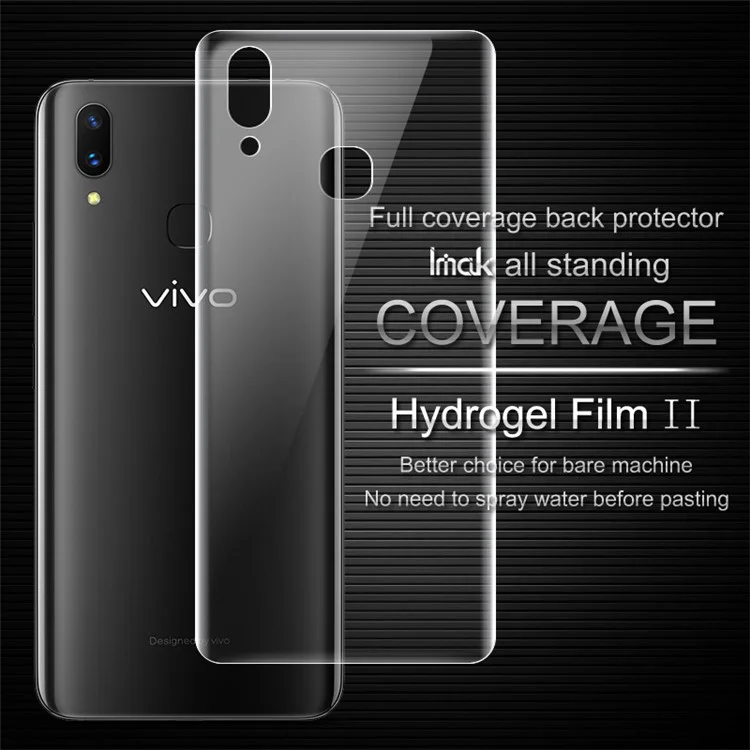 IMAK Soft Clearer Hydrogel Film II Full Cover Back Protector Film for vivo X21