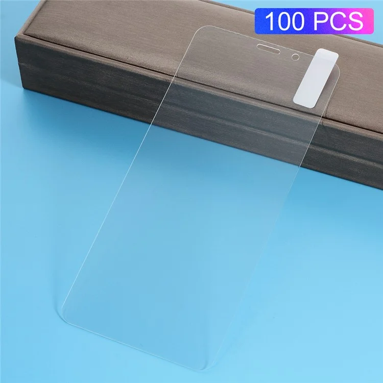 100Pcs/Set 0.3mm Arc Edge Tempered Glass Screen Protector for Xiaomi Redmi Note 5 Pro (Dual Camera) / Redmi Note 5 (China)