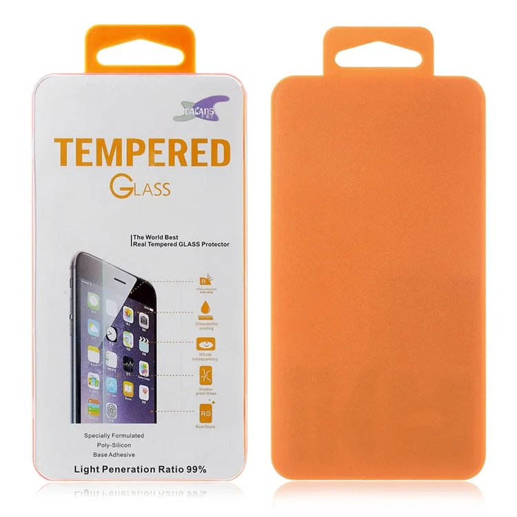 100Pcs/Set 0.3mm Arc Edge Tempered Glass Screen Protector Film for Xiaomi Redmi Note 5A / Y1 Lite (India)
